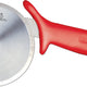 Omcan - 4” R-Style Pizza Cutter with Red Handle, Pack of 10 - 12813