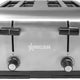 Omcan - 4-Slot Stainless Steel Commercial Standard Duty Pop Up Toaster - 44517