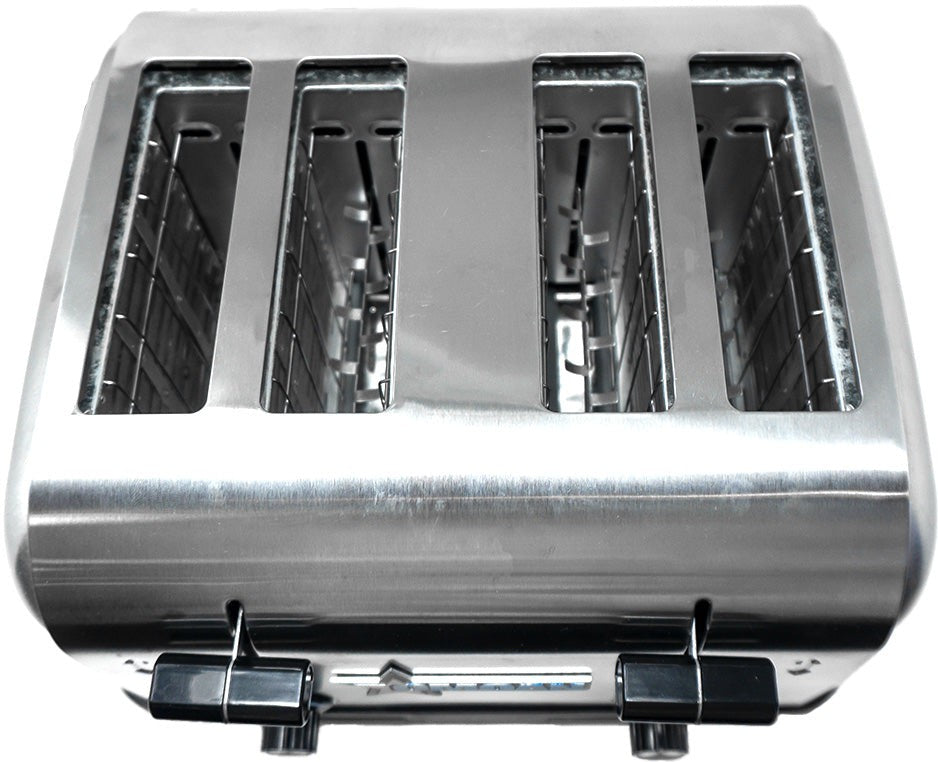 Omcan - 4-Slot Stainless Steel Commercial Standard Duty Pop Up Toaster - 44517