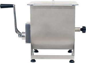 Omcan - 44 lbs Stainless Steel Manual Non-Tilting Meat Mixer - MM-CN-0044