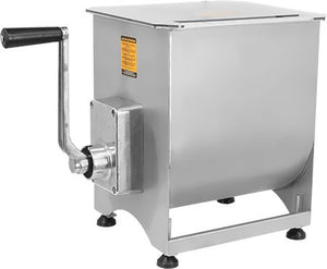 Omcan - 44 lbs Stainless Steel Manual Non-Tilting Meat Mixer - MM-CN-0044