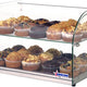 Omcan - 45 L Capacity Countertop Food Display Case with Curved Front Glass - 44372