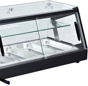 Omcan - 45" Refrigerated Sushi Showcase with Flat Glass and 44 L Capacity - RS-CN-0044