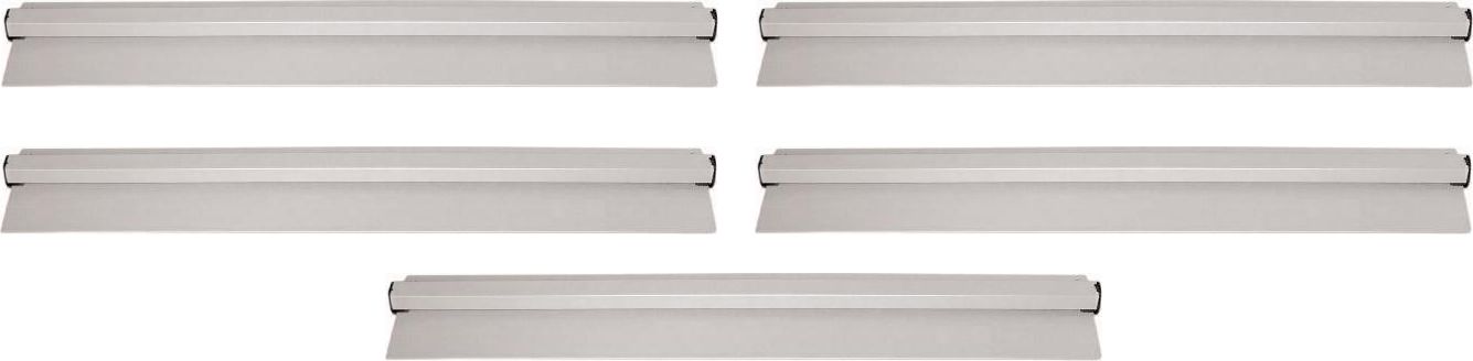 Omcan - 48" Aluminum Order Rack/Rail, Pack of 5 - 80131