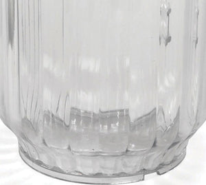 Omcan - 48 oz Clear Polycarbonate Water Pitcher (1.4 L), Pack of 25 - 80088