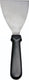 Omcan - 4.5” x 3” Pan Scraper with Black Plastic Handle, Pack of 50 - 80084