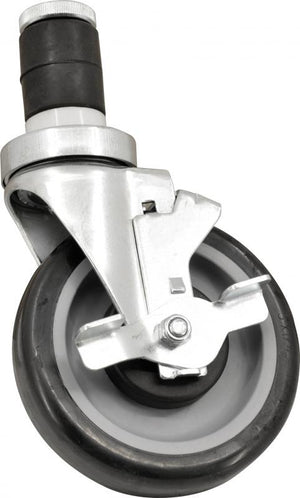 Omcan - 5" Industrial Caster For Worktables With Brakes, Pack of 10- 14395