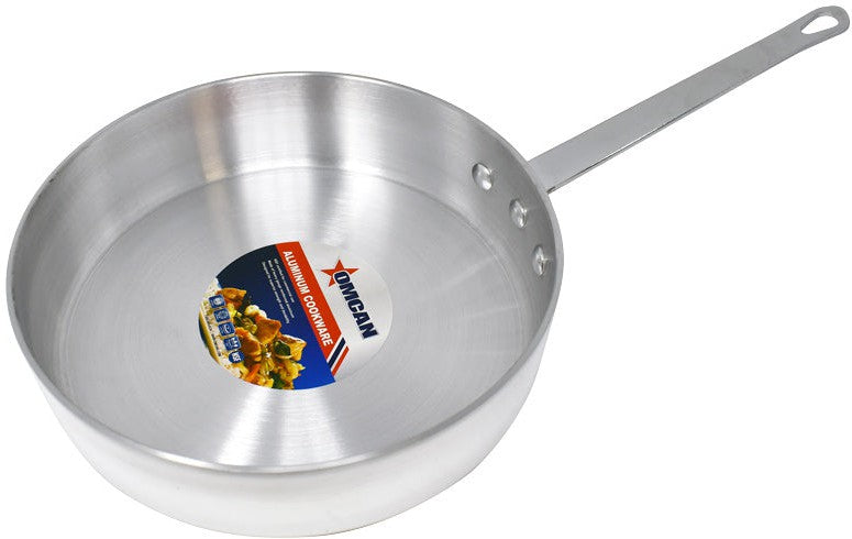 Omcan - 5 QT Aluminium Saute Pan, Pack of 2 - 43443