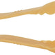 Omcan - 6” Beige Polycarbonate Scallop Tong, Pack of 200 - 80149