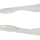 Omcan - 6” Clear Polycarbonate Scallop Tong, Pack of 200 - 80150