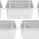 Omcan - 6" Deep 2/3-Size Stainless Steel Steam Table Pan, Pack of 5 - 80615