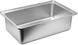 Omcan - 6″ Depth Upright Standing Edge Full-Size Stainless Steel Spillage Water Pan, Pack of 5 - 80923