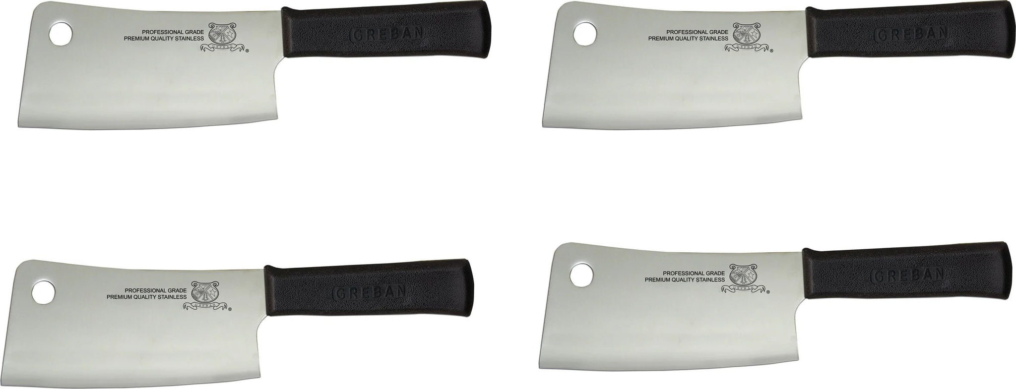 Omcan - 6" Greban Cleaver, Pack of 4 - 10548