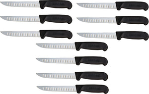 Omcan - 6” Greban Straight Blade G-Edge Boning Knife, Pack of 10 - 11824