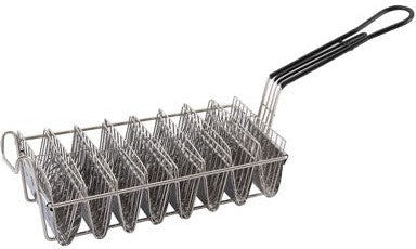 Omcan - 6" Taco Basket With 8 Slot, Pack of 6 - 47357