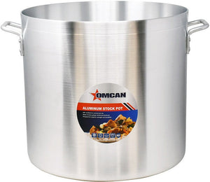 Omcan - 60 QT Aluminium Stock Pot, Pack of 2 - 80478