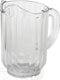 Omcan - 60 oz Clear Polycarbonate Water Pitcher (1.8 L), Pack of 20 - 80085