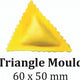 Omcan - 60 x 50 mm Triangle Ravioli Mould For RV 30 - 47408