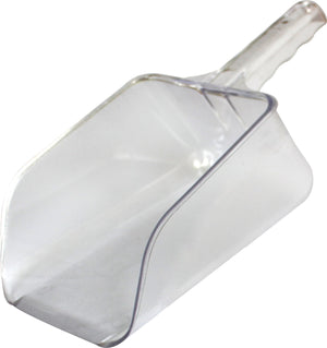 Omcan - 64 oz Clear Plastic Utility Scoop, Pack of 15 - 80324