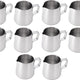 Omcan - 66 oz Stainless Steel Frothing Jug/Pitcher (1952 ml), Pack of 10 - 80037