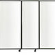 Omcan - 7' x 7'4" White Polycarbonate Quick-Wall (Sliding) With Portable Partition - 46775