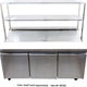 Omcan - 70" Stainless Steel Refrigerated Prep Table With Triple Door - 50048