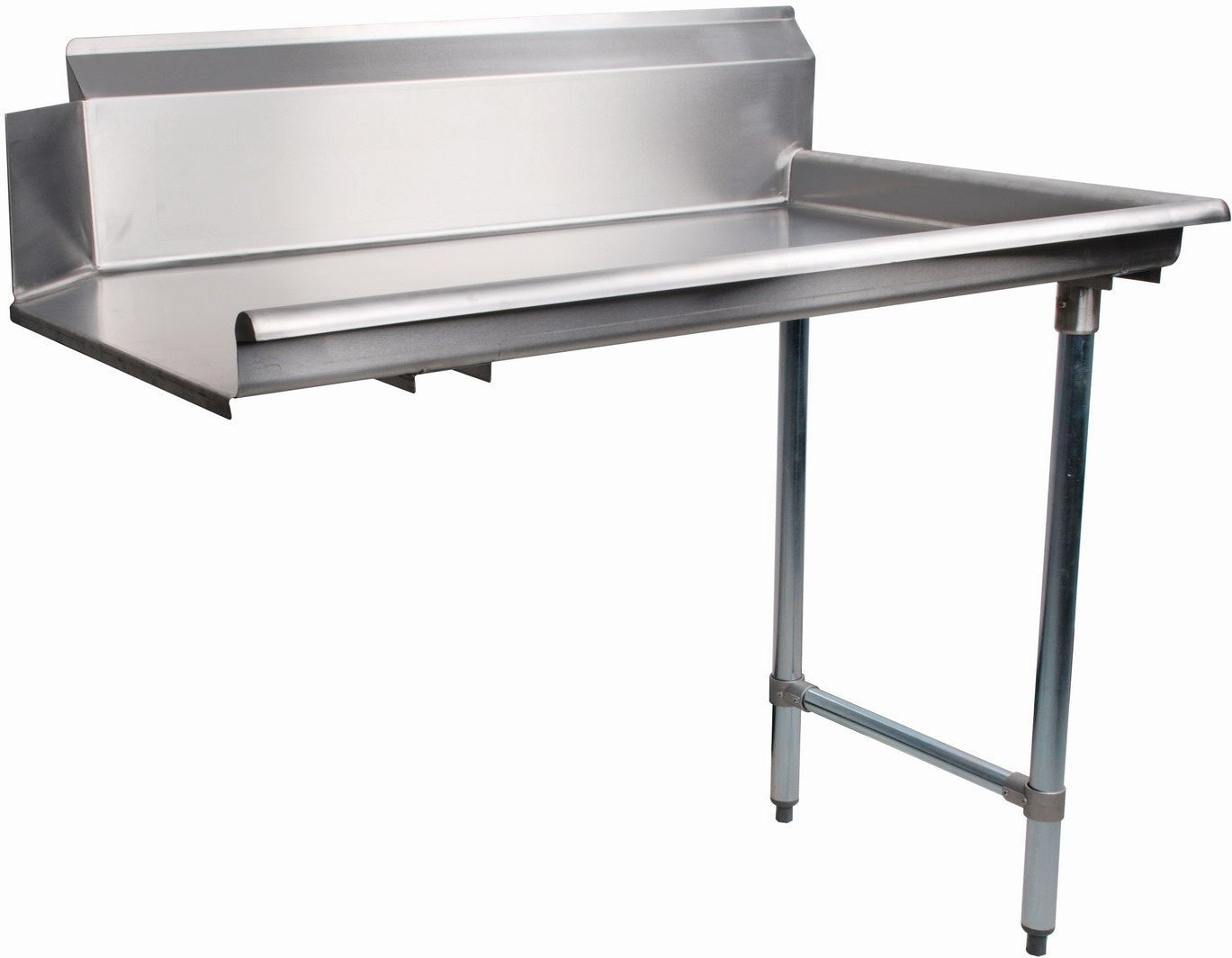 Omcan - 72″ Right Side Stainless Steel Clean Dish Table - 47745