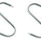 Omcan - 7.75" x 7/16” Stainless Steel “S” Hook (200 X 9 mm), Pack of 10 - 10501