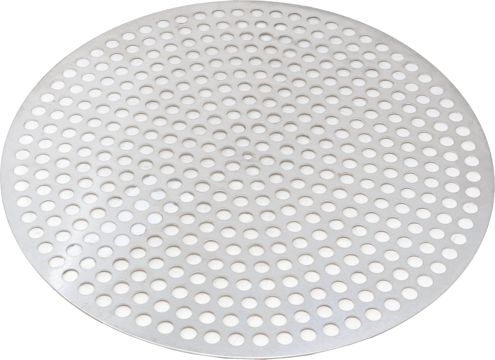 Omcan - 8" Disk Aluminum Perforated Pizza Pan, Pack of 20 - 46741