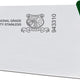 Omcan - 8” Green Super Fiber Handle Medium Cook's Knife, Pack of 4 - 23875