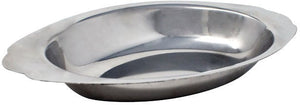 Omcan - 8 Oz Stainless Steel Au Gratin Oval Dish, Pack of 48 - 80796