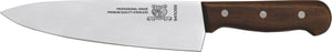 Omcan - 8” Rosewood Handle Medium Cook's Knife, Pack of 4 - 17634