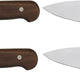 Omcan - 8” Rosewood Handle Medium Cook's Knife, Pack of 4 - 17634