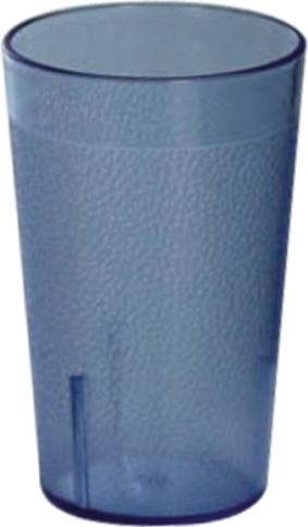 Omcan - 8 oz Blue Pebbled Tumbler (237 ml), Pack of 200 - 80331