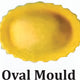 Omcan - 83 x 70 mm Oval Ravioli Mould For RV 30 - 47410