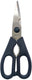 Omcan - 8.3″ Stainless Steel All-Purpose Detachable Kitchen Shears with Black Polypropylene Handles, Pack of 36 - 81071