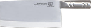 Omcan - 8.5" Chinese Style Cleaver with Stainless Steel Handle, Pack of 4 - 10554