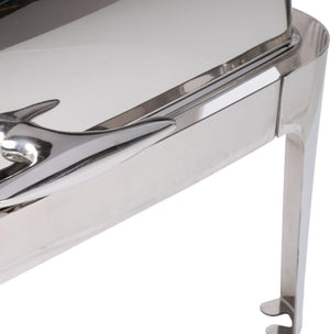 Omcan - 9.5 QT Stainless Steel Roll Top Chafer (9.0 L) - 41821