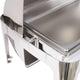 Omcan - 9.5 QT Stainless Steel Roll Top Chafer (9.0 L) - 41821