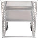 Omcan - Aluminum Counter-Height End-Load Bun Pan Rack with 15 Slides and Solid Flat Top - 46800