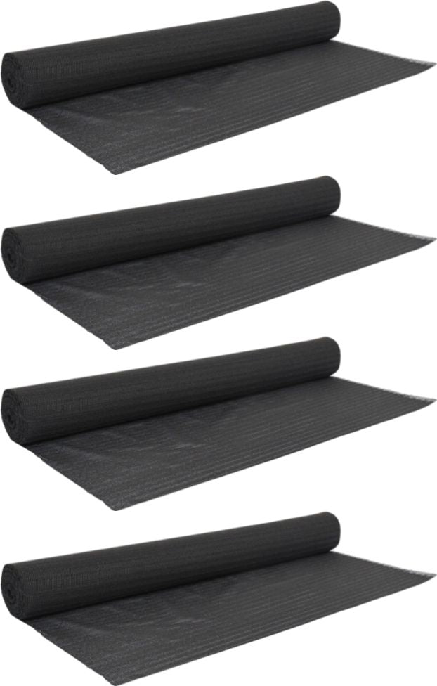 Omcan - Black 36” x 60” Non-Skid Liner, Pack of 4 - 10529