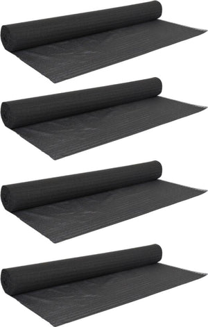 Omcan - Black 48” x 60” Non-Skid Liner, Pack of 4 - 10535