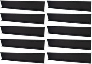 Omcan - Black Solid 5" x 30" Parsley Holder, Pack of 10 - 10792