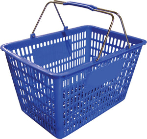 Omcan - Blue Shopping Basket, Pack of 10 - 13023