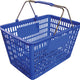 Omcan - Blue Shopping Basket, Pack of 10 - 13023