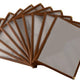 Omcan - Brown Three Page Menu Holder, Pack of 50 - 39805