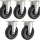 Omcan - Caster For Solid Top Stock Carts, Pack of 5 - 43568