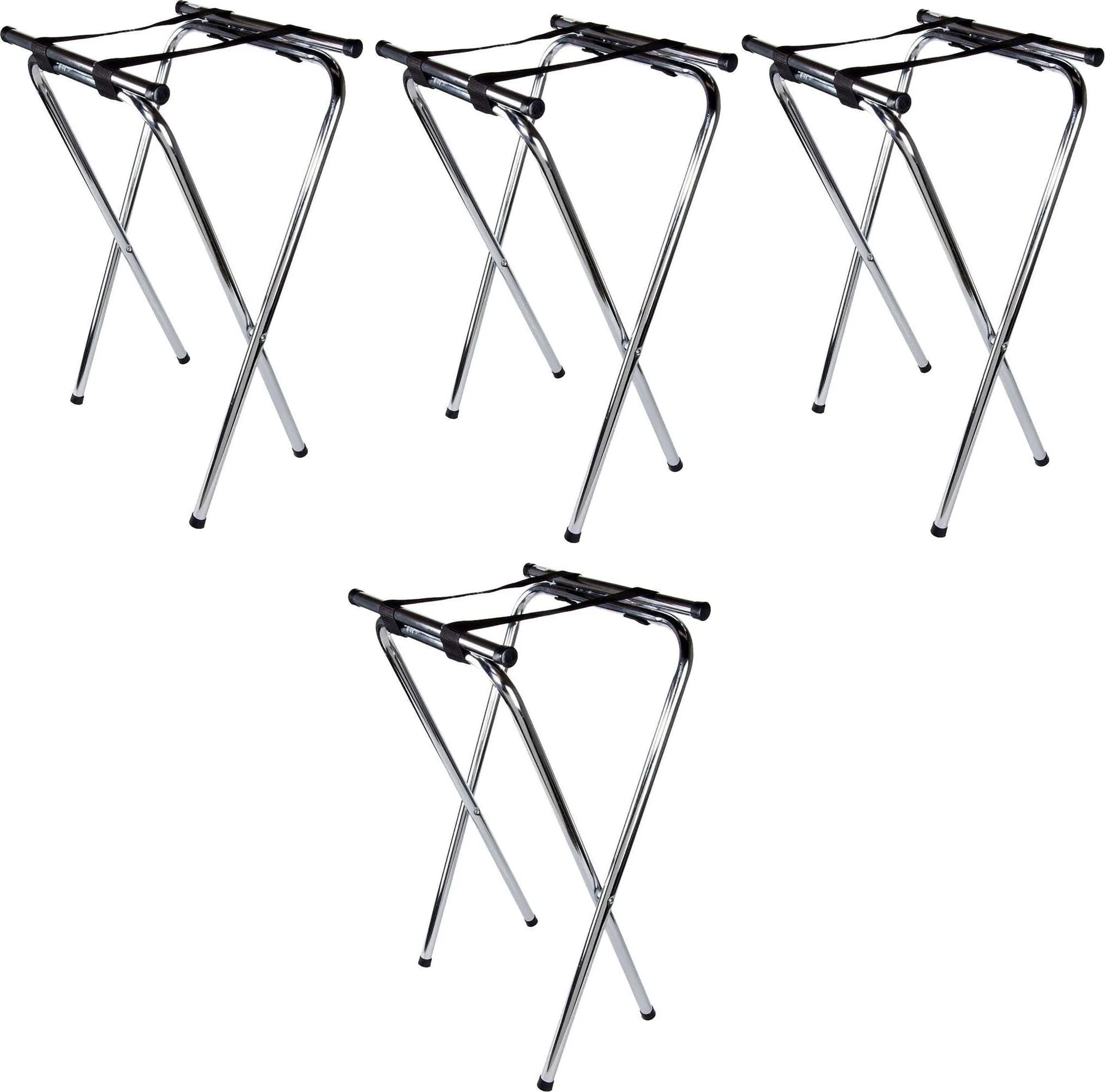 Omcan - Chrome Tray Stand, Pack of 4 - 39617