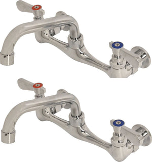 Omcan - Faucet with 6" Spout - Swing Nozzle & 8" Centres, Pack of 2 - 39254