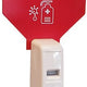 Omcan - Floor Mounted Touchless Battery Operated Hand Sanitizer Station / Soap Dispenser Stand - 46686